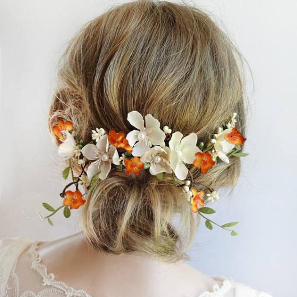 Beautiful Floral Wedding Hair Piece